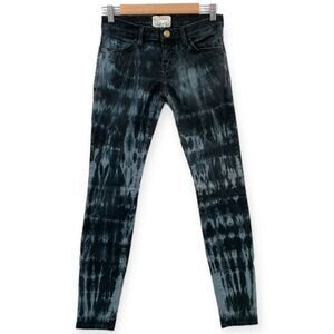 ~Current Elliot Women's Indigo Tie Die Skinny Jeans 26